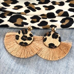 💥NEW💥Leopard Tassel Earrings